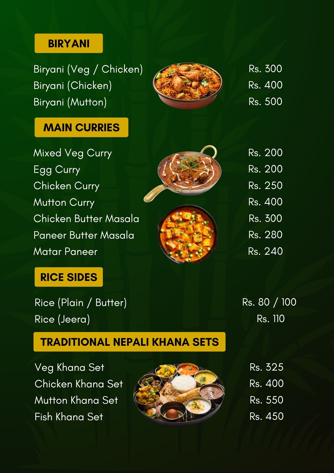 Menu Page 8